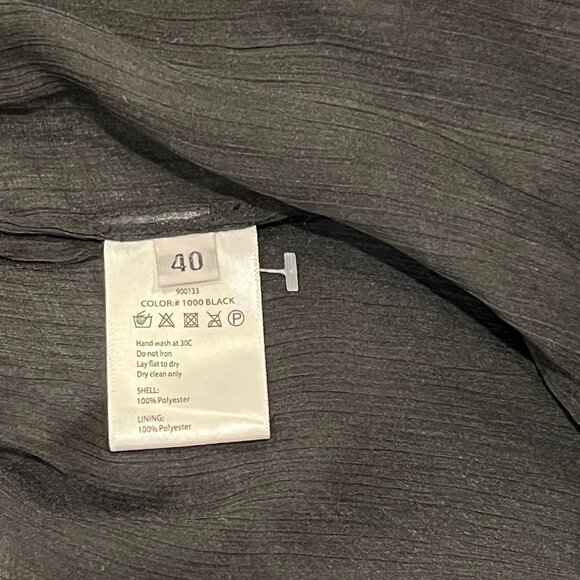 ROTATE Birger Christensen Sheer Ruffled Maxi Dress, Black, Medium - Picture 7 of 13